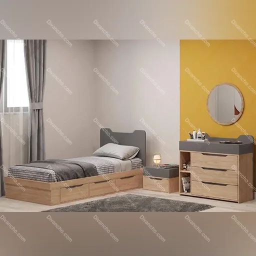 سرویس خواب یک نفره مدرن کد DC038