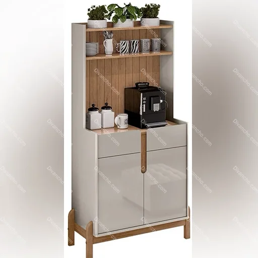 کافی بار پایه چوبی مدل DC009