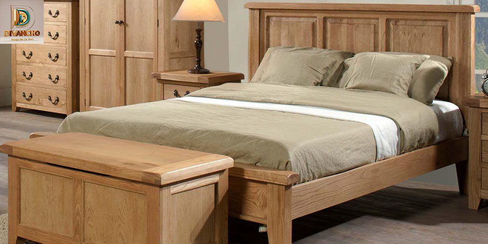 سرویس خواب دو نفره چوبی