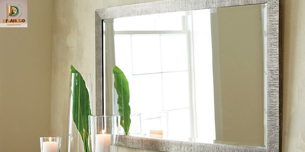 آینه قدی چوبی مدرن 